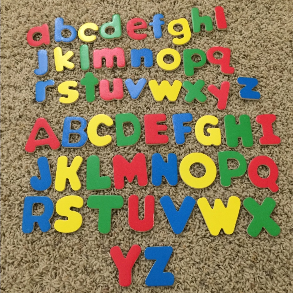 HUGE set of magnetic letters Melissa & Doug